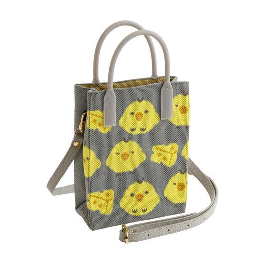 [KIIROITORI] LIMITED "Rilakkuma Store in GINZA" Knit Shoulder Bag - Rosey’s Kawaii Shop