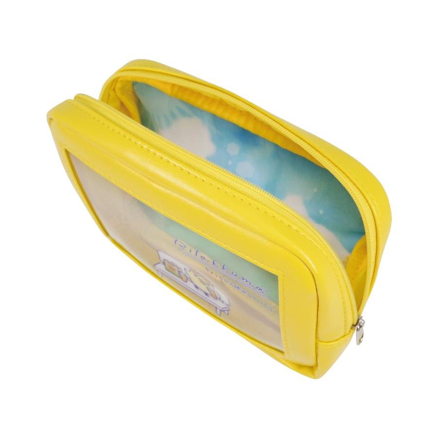 [KIIROITORI] LIMITED "Rilakkuma Store in GINZA Thinking of You" Clear Pouch - Rosey’s Kawaii Shop