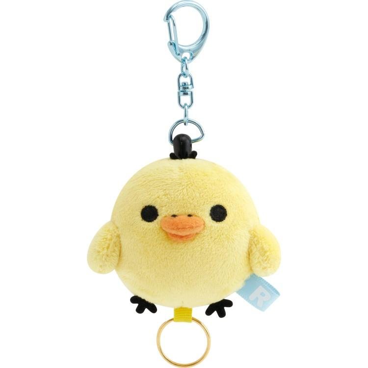 [KIIROITORI] "Rilakkuma" Plush Reel Keychain - Rosey’s Kawaii Shop