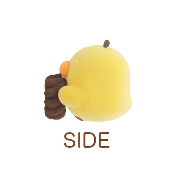 [KIIROITORI] "Rilakkuma x Mister Donut" Flocked Figure - Rosey’s Kawaii Shop