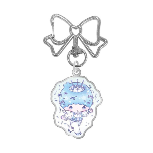[KIKI - LITTLE TWIN STARS] LIMITED "DOLLY MIX x Sanrio" METAL Keychain - Rosey’s Kawaii Shop
