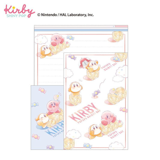 "Kirby PUPUPU RAINY DAY" Letter Set - Rosey’s Kawaii Shop