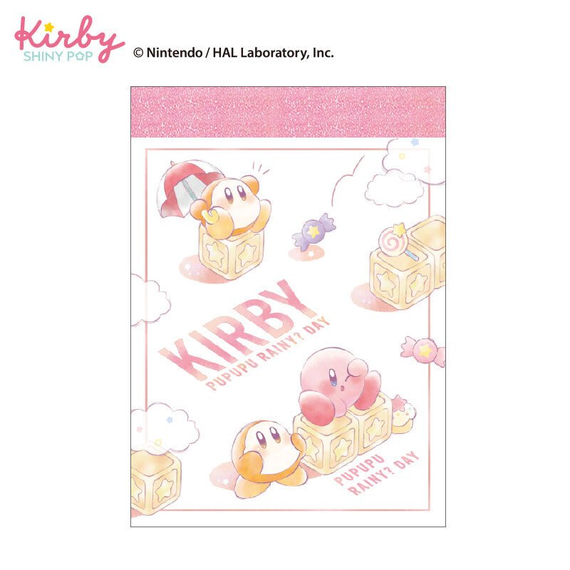 "Kirby PUPUPU RAINY DAY" Small Memo Pad - Rosey’s Kawaii Shop