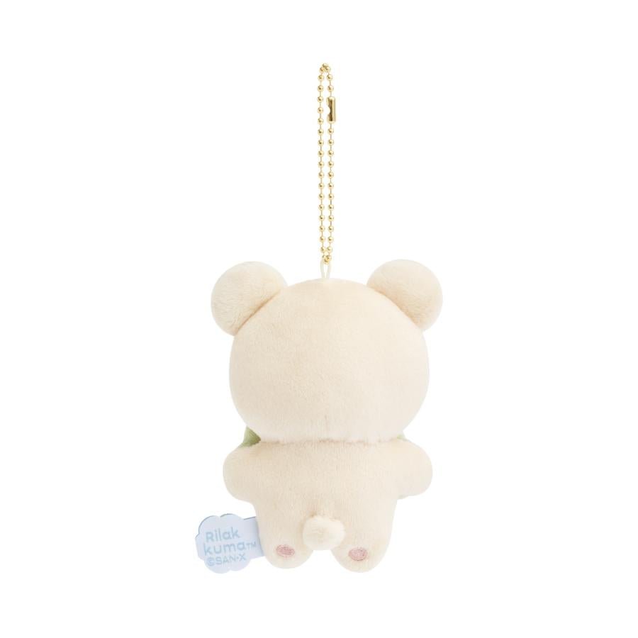 [KORILAKKUMA] LIMITED "BASIC Rilakkuma Flower" Plush Keychain - Rosey’s Kawaii Shop