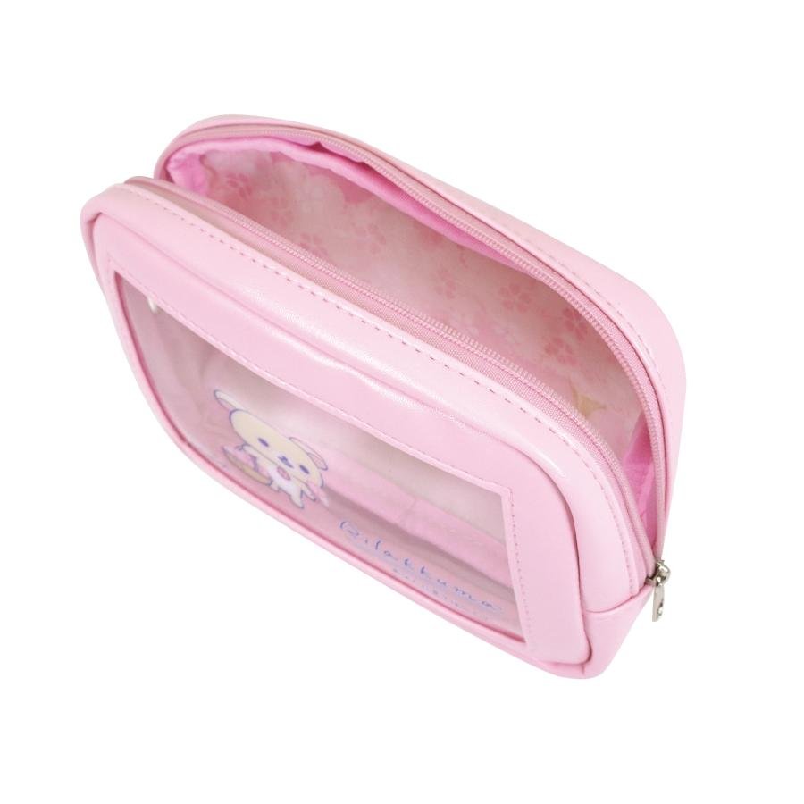 [KORILAKKUMA] LIMITED "Rilakkuma Store in GINZA Thinking of You" Clear Pouch - Rosey’s Kawaii Shop
