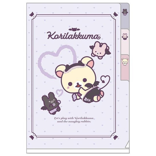 "Korilakkuma Little Devil Mood" Mini Index File Folder - Rosey’s Kawaii Shop