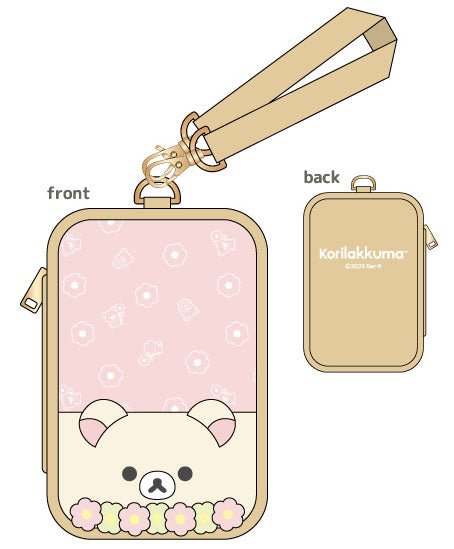 [KORILAKKUMA] "Rilakkuma Basic" Window Pouch - Rosey’s Kawaii Shop