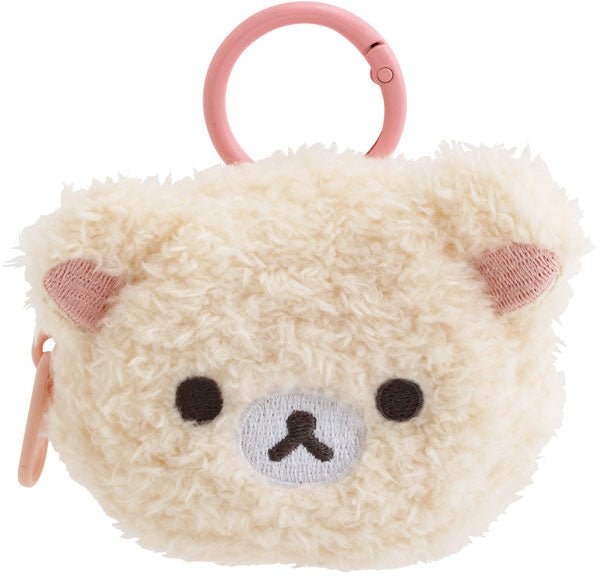 [KORILAKKUMA] "Rilakkuma" Fuzzy Mini Pouch - Rosey’s Kawaii Shop