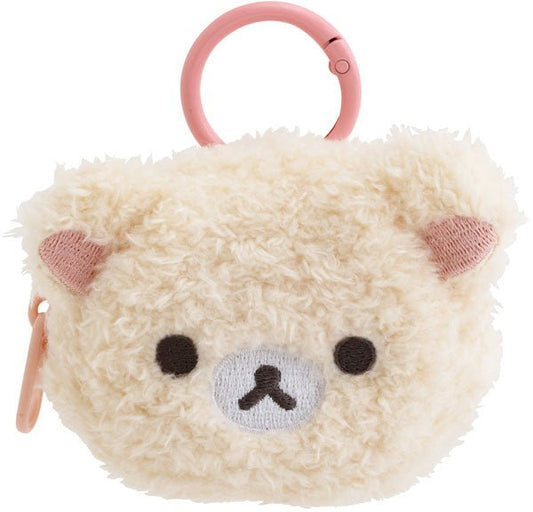 [KORILAKKUMA] "Rilakkuma" Fuzzy Mini Pouch - Rosey’s Kawaii Shop
