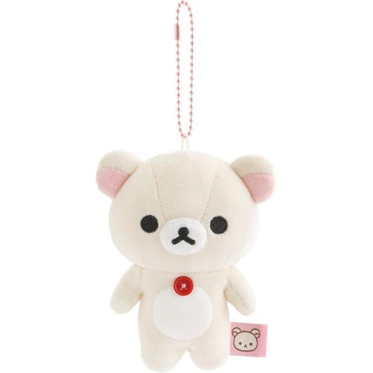 [KORILAKKUMA] "Rilakkuma Mochimochi" Plush Keychain - Rosey’s Kawaii Shop