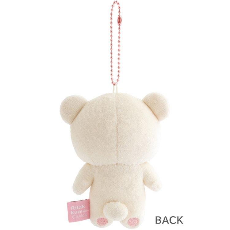 [KORILAKKUMA] "Rilakkuma Mochimochi" Plush Keychain - Rosey’s Kawaii Shop