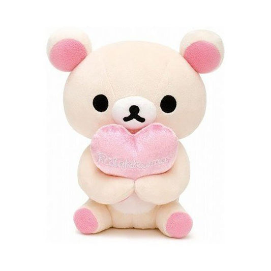 [KORILAKKUMA] "Rilakkuma Tabletop Heart" Plush - Rosey’s Kawaii Shop