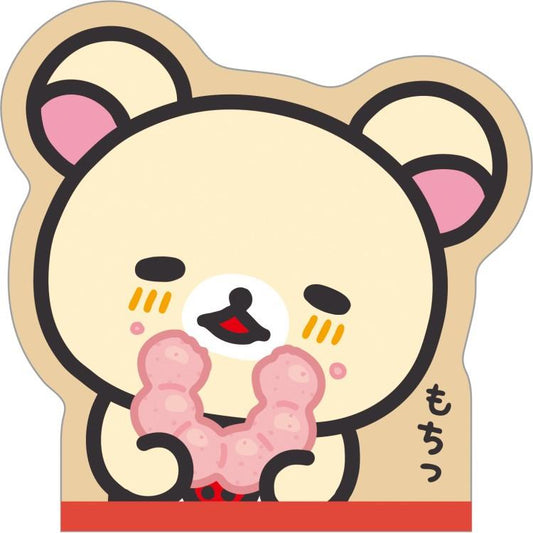 [KORILAKKUMA] "Rilakkuma x Mister Donut" Die Cut Memo Pad - Rosey’s Kawaii Shop