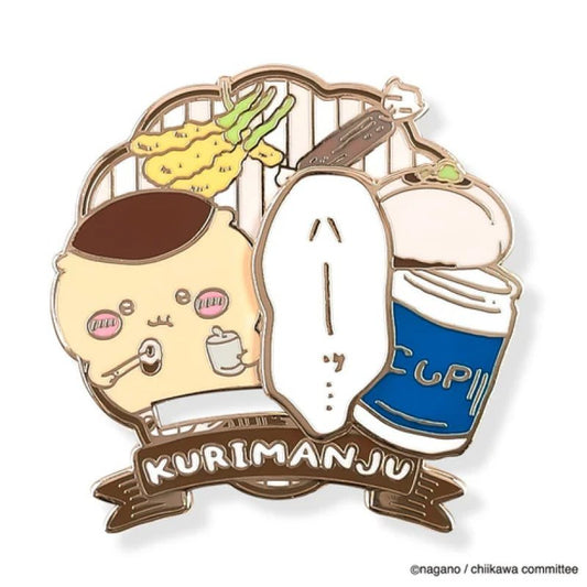 [KURIMANJU] "Chiikawa Large Swivel Pin" Badge - Rosey’s Kawaii Shop