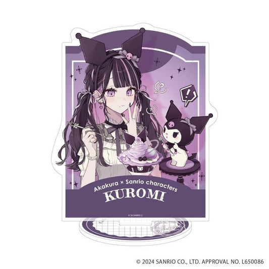 [KUROMI] "Akakura x Sanrio: Cafe & Parfait" Acrylic Stand - Rosey’s Kawaii Shop