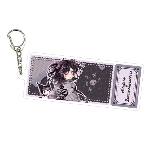 [KUROMI] "ARUTERA x Sanrio" Keychain - Rosey’s Kawaii Shop