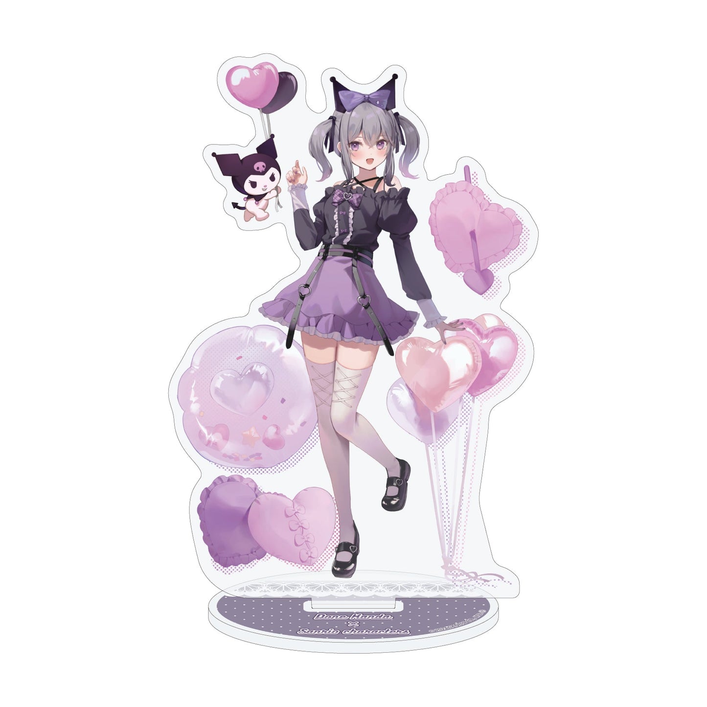 [KUROMI] "DONE KANADA x Sanrio" Acrylic Stand - Rosey’s Kawaii Shop