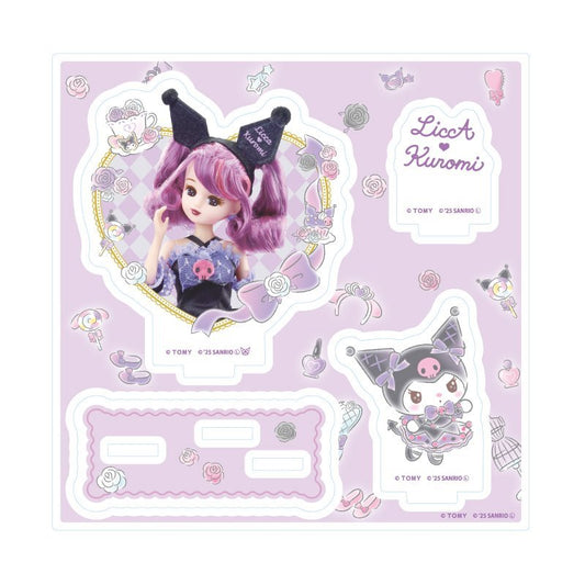[KUROMI / HALF BODY] "LiccA x Sanrio" Acrylic Stand - Rosey’s Kawaii Shop