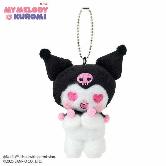 [KUROMI HEART] "My Melody & Kuromi NETFLIX Series" Plush Keychain - Rosey’s Kawaii Shop