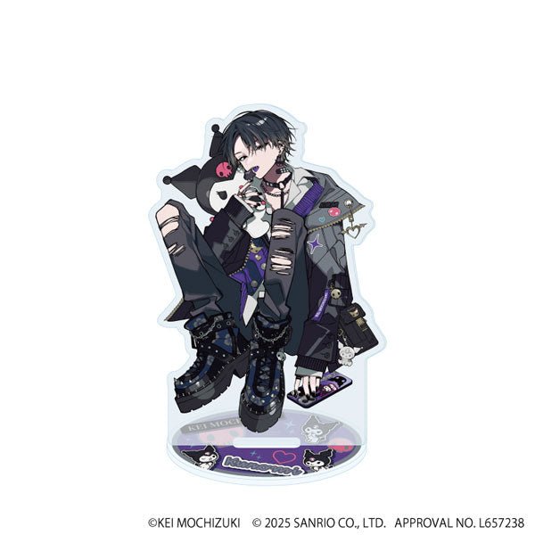 [KUROMI] "Kei Mochizuki x Sanrio" Acrylic Stand - Rosey’s Kawaii Shop
