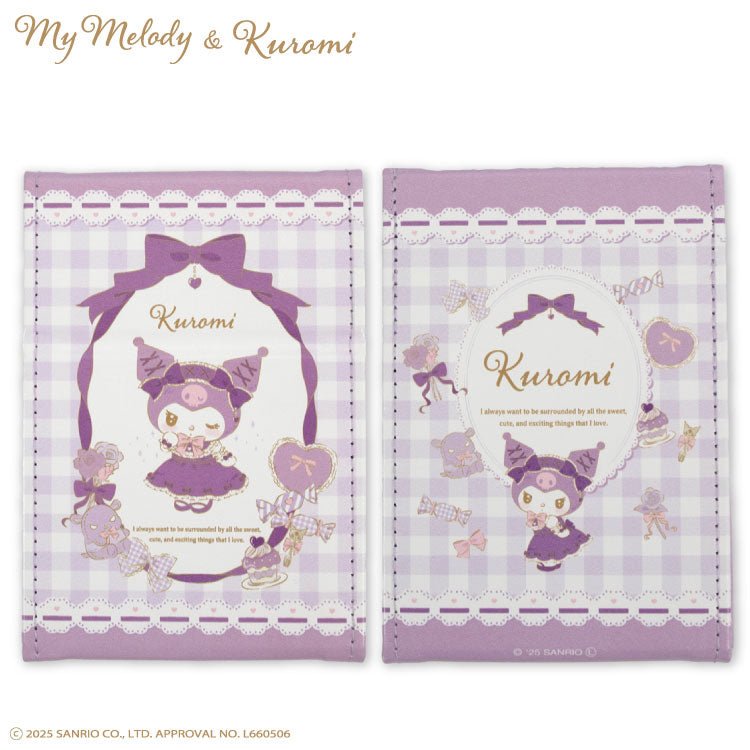 [KUROMI] "My Melody & Kuromi Lolita" Folding Mirror - Rosey’s Kawaii Shop