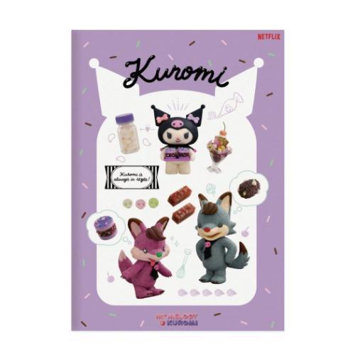 [KUROMI] "My Melody & Kuromi Netflix Series" A5 Notebook - Rosey’s Kawaii Shop