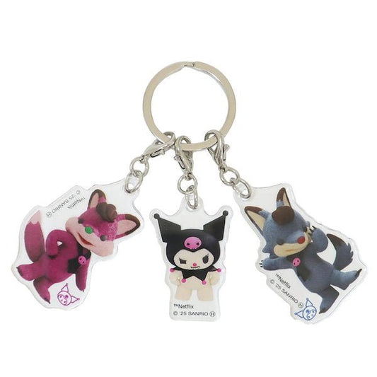 [KUROMI] "My Melody & Kuromi Netflix Series" Acrylic Keychain - Rosey’s Kawaii Shop