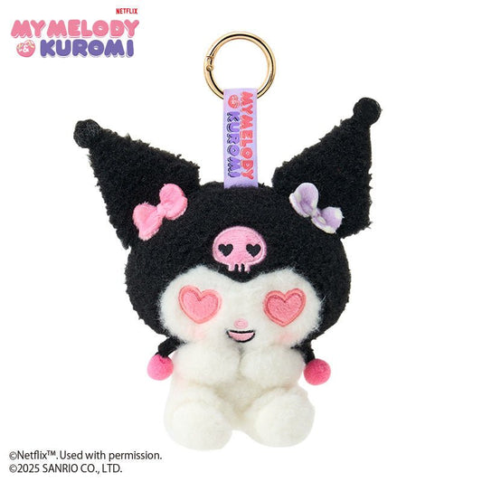 [KUROMI] "My Melody & Kuromi Netflix Series" Plush Keychain - Rosey’s Kawaii Shop