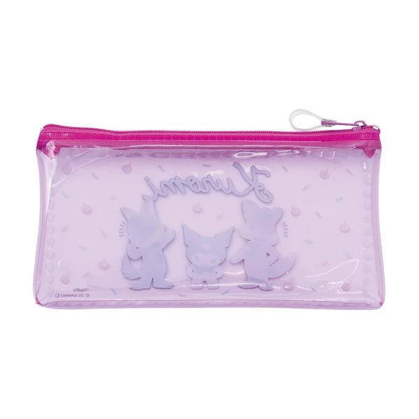 [KUROMI / PURPLE] "My Melody & Kuromi Netflix Series" Clear Pen Case - Rosey’s Kawaii Shop