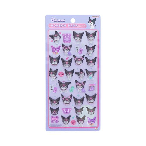 [KUROMI] "Sanrio Bonbon Drop Seal" Sticker Sheet - Rosey’s Kawaii Shop