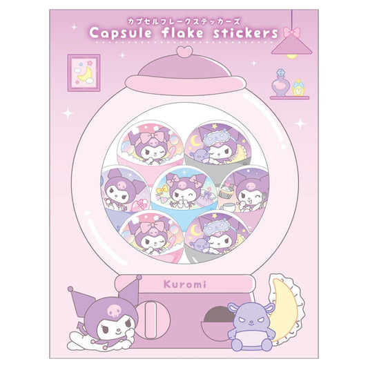[KUROMI] "Sanrio Capsule Collection" Sticker Flakes - Rosey’s Kawaii Shop