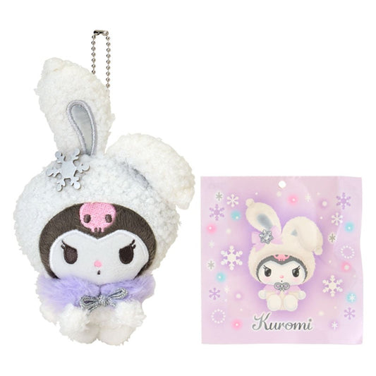 [KUROMI] "Sanrio Christmas 2025" Ramune & Plush Keychain - Rosey’s Kawaii Shop