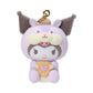 [KUROMI] "Sanrio Fluffy Squirrel" Fluffy Tail & Flocked Keychain - Rosey’s Kawaii Shop