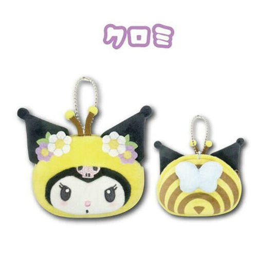 [KUROMI] "Sanrio Honeybee" Mini Face Pouch - Rosey’s Kawaii Shop