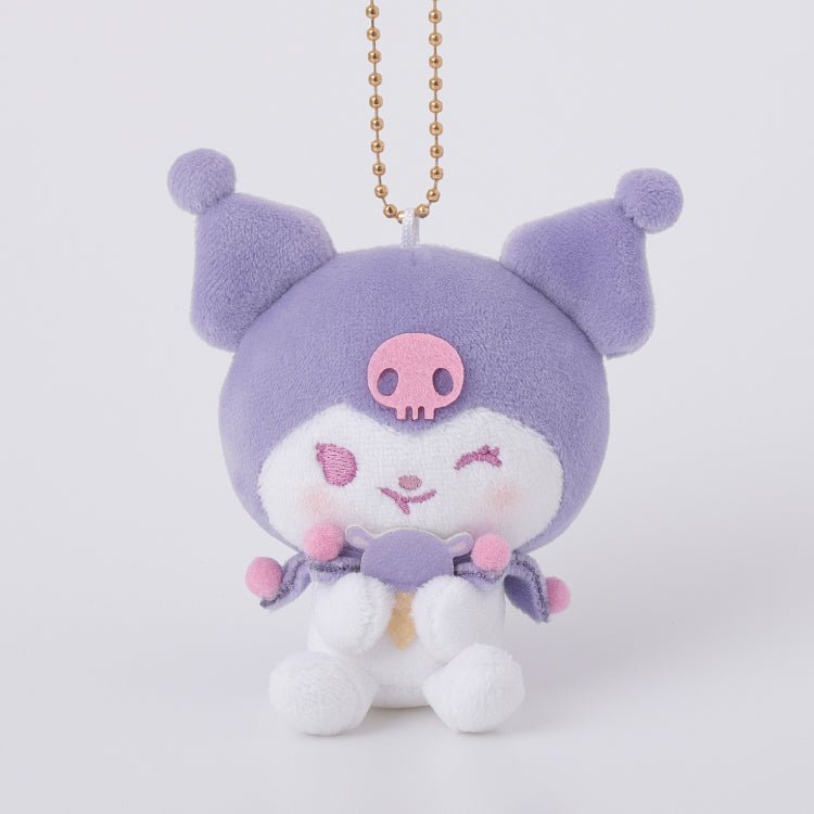 [KUROMI] "Sanrio Ice Candy Munyugurumi" Plush Keychain - Rosey’s Kawaii Shop