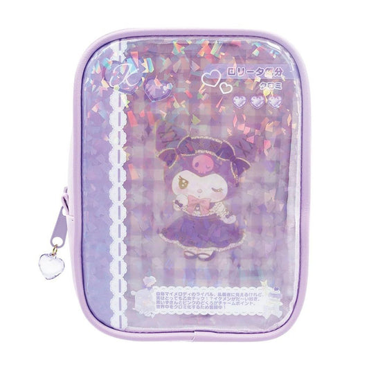 [KUROMI] "Sanrio Kirakira Card Style" Window Pouch - Rosey’s Kawaii Shop
