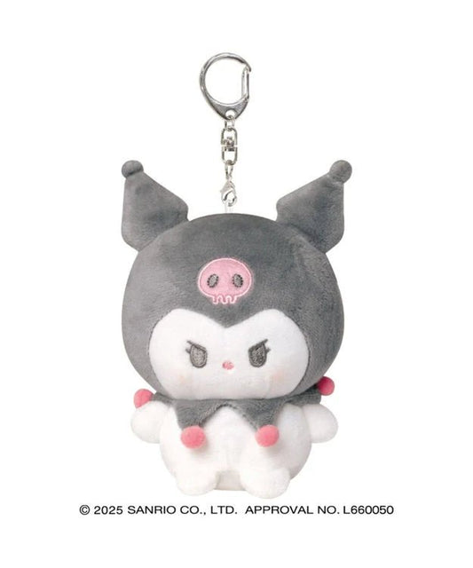 [KUROMI] "Sanrio Marumocchi" Plush Keychain - Rosey’s Kawaii Shop