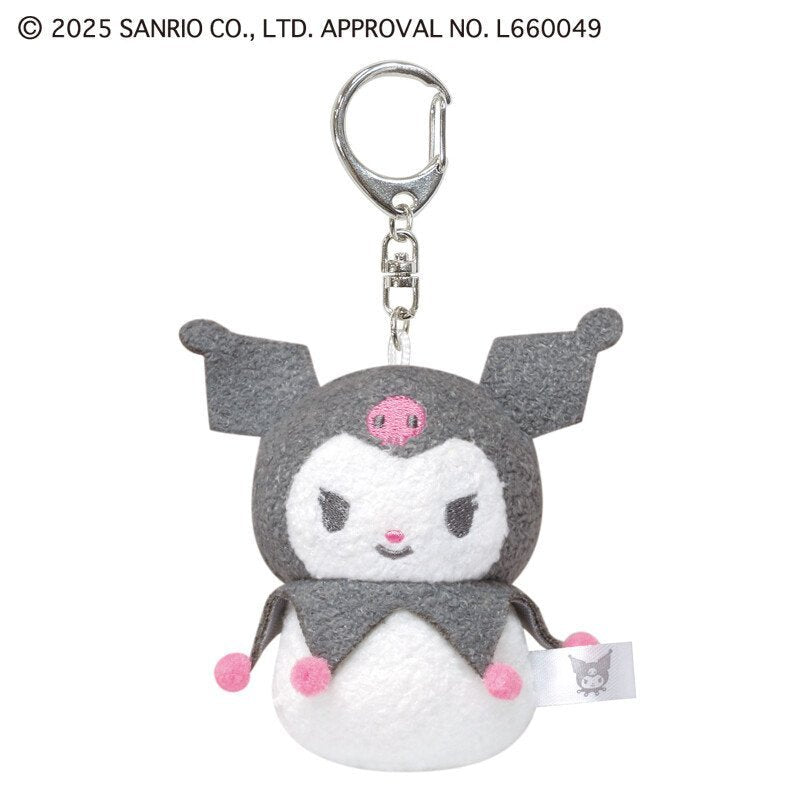 [KUROMI] "Sanrio Mofukororin" Plush Keychain - Rosey’s Kawaii Shop