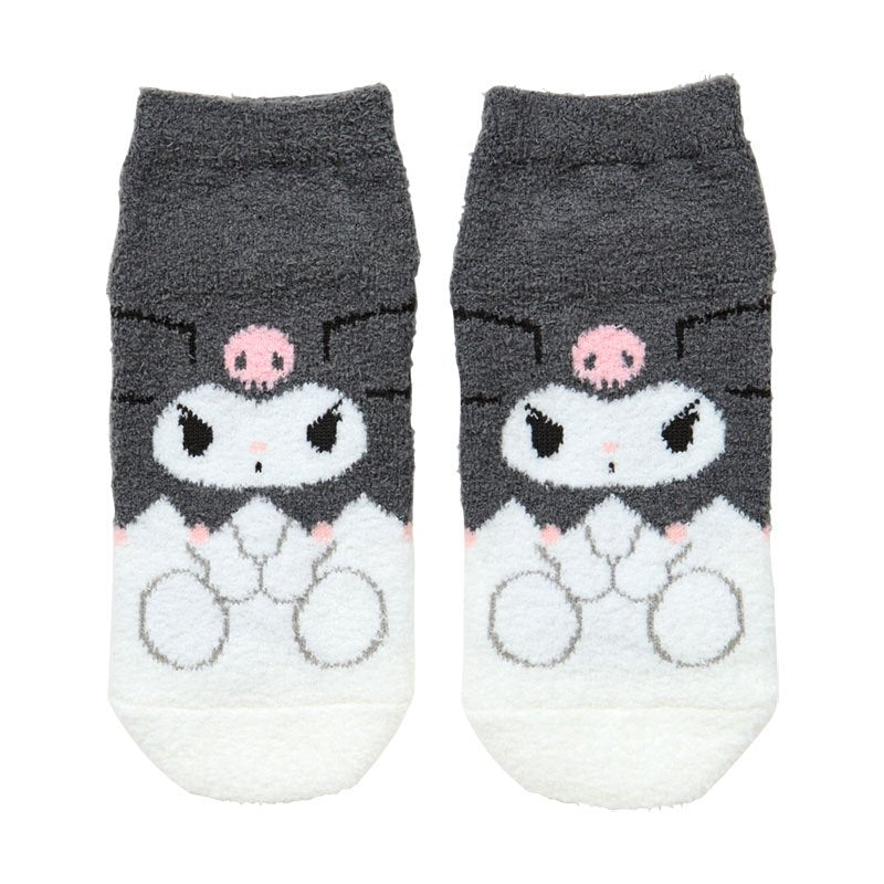 [KUROMI] "Sanrio Mokomoko" Socks - Rosey’s Kawaii Shop