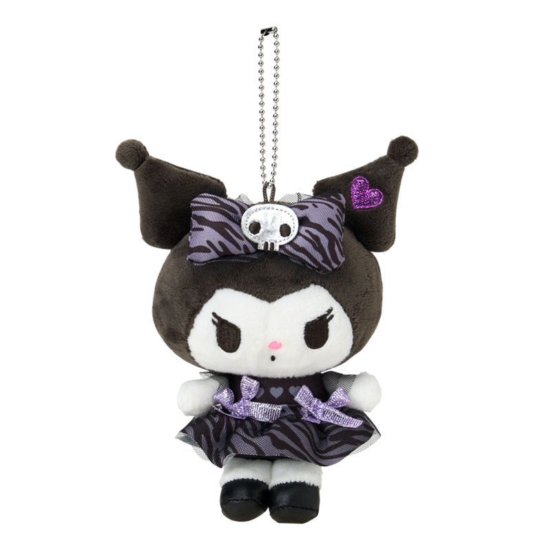 [KUROMI] "Sanrio Monotone Animal Design Series" Plush Keychain - Rosey’s Kawaii Shop