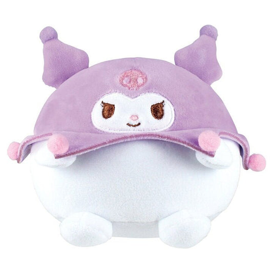[KUROMI] "Sanrio Mottsumi ROUND" Plush - Rosey’s Kawaii Shop