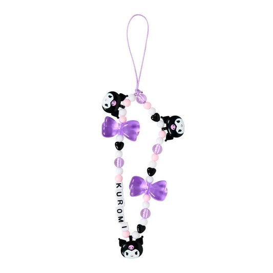 [KUROMI] "Sanrio My Deco Bag" Beaded Strap - Rosey’s Kawaii Shop