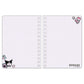 [KUROMI] "Sanrio Petapeta Stickers" B6 Ring Notebook - Rosey’s Kawaii Shop