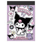 [KUROMI] "Sanrio Petapeta Stickers Series" Mini Memo - Rosey’s Kawaii Shop