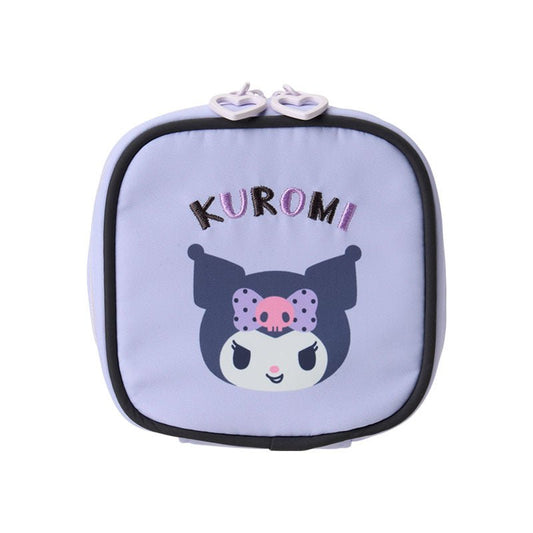 [KUROMI] "Sanrio Pouch" SQUARE Pouch - Rosey’s Kawaii Shop