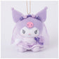 [KUROMI] "Sanrio Romantic Memories Munyugurumi" Plush Keychain - Rosey’s Kawaii Shop