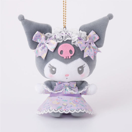 [KUROMI] "Sanrio Romantic Sweets" Plush Keychain - Rosey’s Kawaii Shop