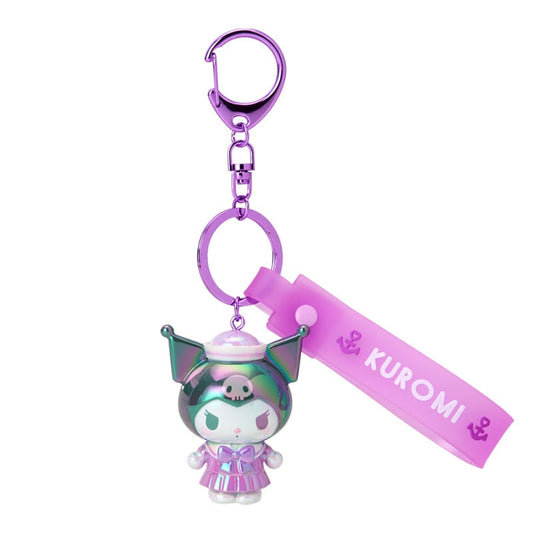 [KUROMI] "Sanrio Sailor Collar" Mascot Keychain - Rosey’s Kawaii Shop