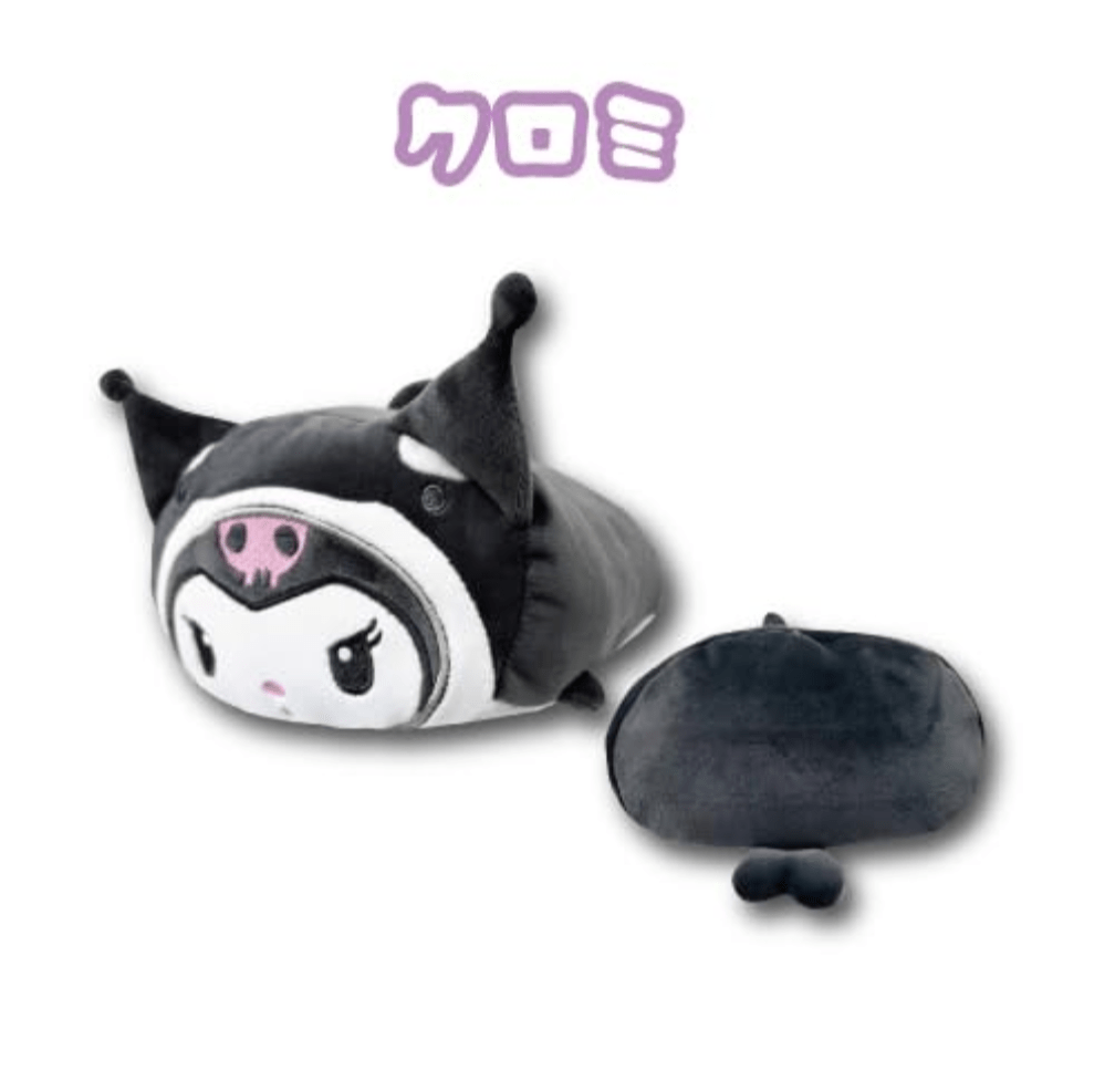 [KUROMI] "Sanrio Sea Creatures" Cool Lying Down Mini Cushion - Rosey’s Kawaii Shop