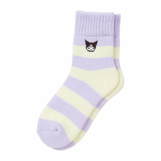 [KUROMI] "Sanrio Striped Warm" Socks - Rosey’s Kawaii Shop